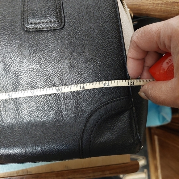 Aldo Black & White Satchel Bag - Picture 16 of 16